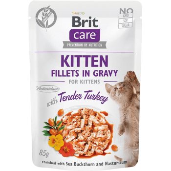 Brit Care Cat Fillets In Gravy (філе індички в соусі) для кошенят
