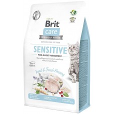 Brit Care Cat Sensitive Food Allergy Management (насекомые и рыба)