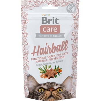 Brit Care Functional Snack  Hairball Лакомство для выведения шерсти из желудка