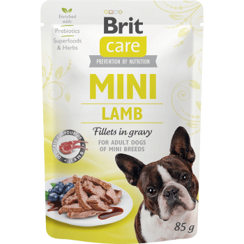 Brit Care Dog Mini Fillets In Gravy (ягня)