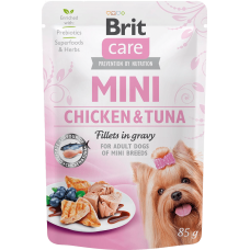 Brit Care Dog Mini Fillets In Gravy (курица и тунец)