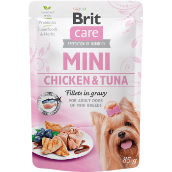 Brit Care Dog Mini Fillets In Gravy (курка та тунець)