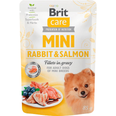Brit Care Dog Mini Fillets In Gravy (кролик и лосось)