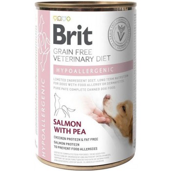 Brit Veterinary Diet Hypoallergenic Dog Cans (при алергії)