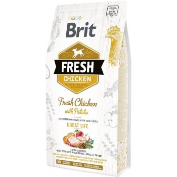 Brit Fresh Adult with Chicken and Potato (курица и картофель)