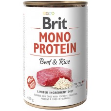 Brit Mono Protein Dog для собак (говядина и рис)
