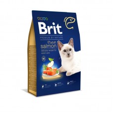 Brit Premium by Nature Cat Adult Salmon - корм Брит с лососем для кошек