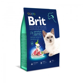 Brit Premium by Nature Cat Sensitive - корм Брит для кошек с чувствительным пищеварением