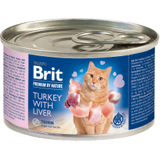 Brit Premium by Nature Cat Turkey & Liver (Паштет з індичкою та печінкою)