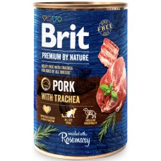 Brit Premium by Nature для собак (свинина и трахея)