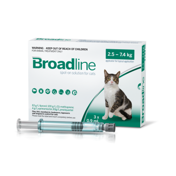 Broadline Краплі на холку для кішок вагою від 2,5 до 7,5 кг