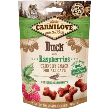 Carnilove Cat Crunchy Snack Ласощі для імунітету (качка та малина)