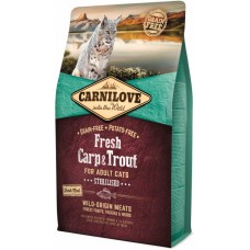 Carnilove Cat Adult Fresh Carp & Trout Sterilised (короп і форель)