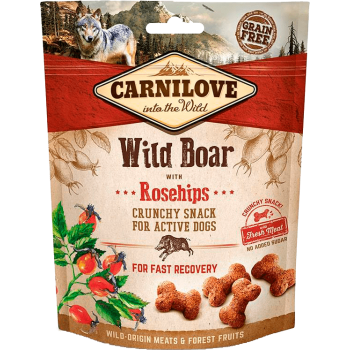 Carnilove Dog Crunchy Snack Ласощі для відновлення організму (кабан та шипшина)