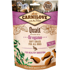 Carnilove Dog Soft Snack Лакомство для чувствительного пищеварения (перепел и орегано)