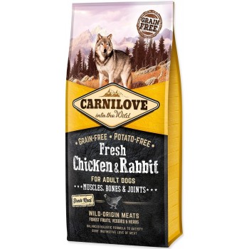 Carnilove Dog Adult Fresh Chicken & Rabbit (курица и кролик)