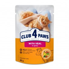 Club 4 Paws Premium (телятина у соусі)