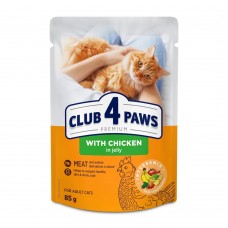 Club 4 Paws Premium вологий корм з куркою в желе