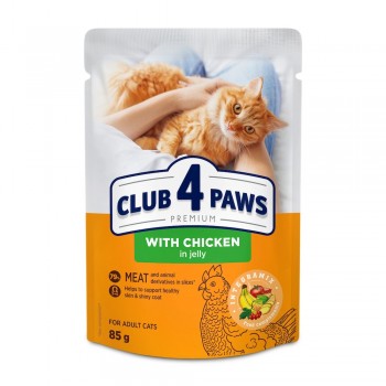 Club 4 Paws Premium з куркою в желе
