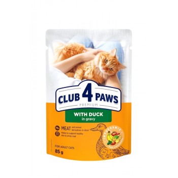 Club 4 Paws Premium з качкою у соусі