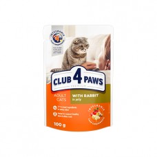 Club 4 Paws Premium с кроликом в желе
