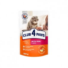 Club 4 Paws Premium (телятина в соусе)