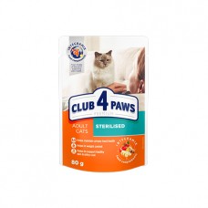 Club 4 Paws Premium для стерилизованных кошек с курицей