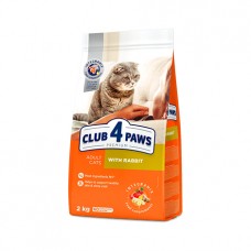 Club 4 Paws Premium для взрослых кошек (кролик)