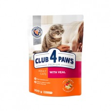 Club 4 Paws Premium для взрослых кошек (телятина)