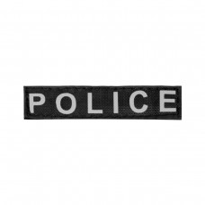 Dog Extremе Змінний напис "SECURITY" мала для шлейки "POLICE", чорний