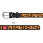 WAUDOG Design Ошейник с рисунком "Тигр", премиум кожа, металлическая пряжка, черный WAUDOG Design Ошейник с рисунком "Тигр", премиум кожа, металлическая пряжка, черный