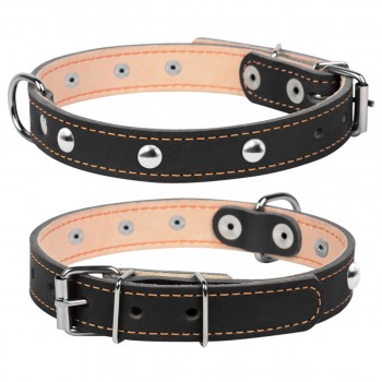 CoLLar Ошейник двойной с украшениями, черный