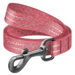 WAUDOG Re-cotton Поводок для собак из восстановленного хлопка светоотражающий, красный WAUDOG Re-cotton Поводок для собак из восстановленного хлопка светоотражающий, красный