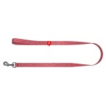 WAUDOG Re-cotton Поводок для собак из восстановленного хлопка светоотражающий, красный WAUDOG Re-cotton Поводок для собак из восстановленного хлопка светоотражающий, красный