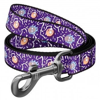 WAUDOG Nylon Повідець для собак нейлоновий, малюнок "Рік та Морті 2"