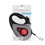 WAUDOG R-leash Поводок-рулетка для собак, рисунок "Шотландка", светоотражающая лента, черный WAUDOG R-leash Поводок-рулетка для собак, рисунок "Шотландка", светоотражающая лента, черный