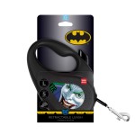 WAUDOG R-leash Поводок-рулетка для собак, рисунок "Джокер Зеленый", светоотражающая лента, черный