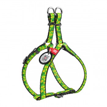 WAUDOG Nylon Шлей для собак анатомічний з QR паспортом, малюнок "Авокадо", пластиковий фастекс. WAUDOG Nylon Шлей для собак анатомічний з QR паспортом, малюнок "Авокадо", пластиковий фастекс.