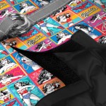 WAUDOG Clothes Шлей для собак м'який з QR паспортом, малюнок "Чудо-жінка комікс" WAUDOG Clothes Шлей для собак м'який з QR паспортом, малюнок "Чудо-жінка комікс"