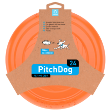 PitchDog Летающий диск для собак, оранжевый