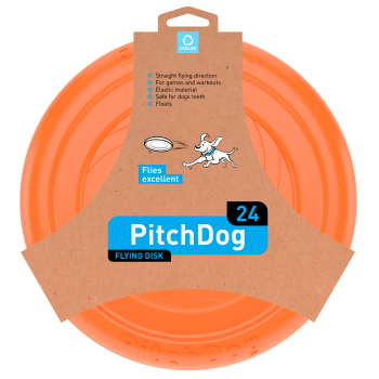 PitchDog Літаючий диск для собак, помаранчевий