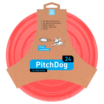 PitchDog Літаючий диск для собак, рожевий
