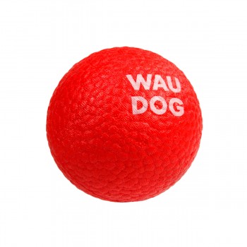 Игрушка для собак WAUDOG Fun Red Ball, вспененный термопластичный полиуретан, 70 мм.