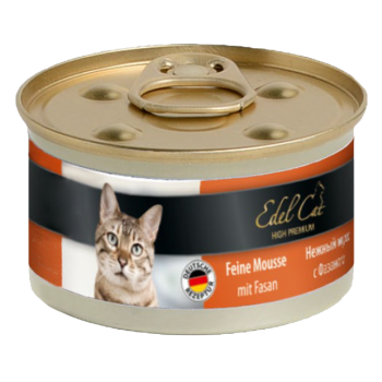 Edel Cat Нежный мусс с фазаном для кошек