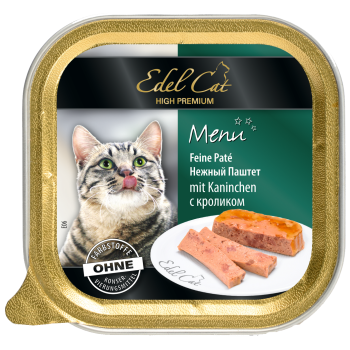 Edel Cat Паштет з кроликом для котів Edel Cat Паштет з кроликом для котів