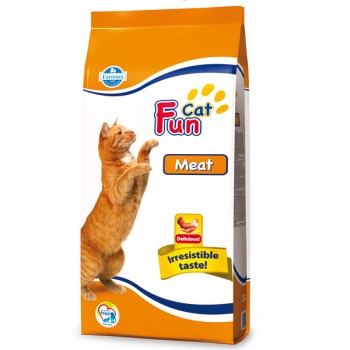 Сухой корм Farmina Fun Cat для взрослых кошек с мясом Сухой корм Farmina Fun Cat для взрослых кошек с мясом