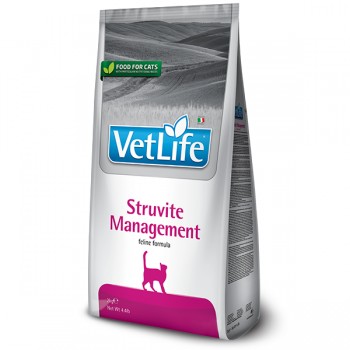 Сухой корм Farmina Vet Life Management Struvite для лечения и профилактики рецидивов струвитных уролитов