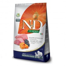 Farmina N&D Pumpkin Grain Free для взрослых собак средних и крупных пород с ягненком и черникой