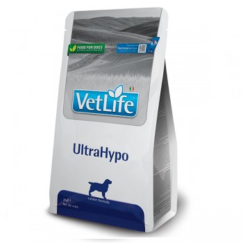 Сухой корм Farmina Vet Life UltraHypo для уменьшения непереносимости ингредиентов и питательных веществ
