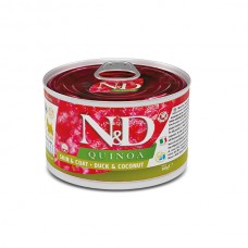 Farmina N&D Quinoa Skin & Coat для дорослих собак дрібних порід з качкою, кіноа, кокосом та куркумою